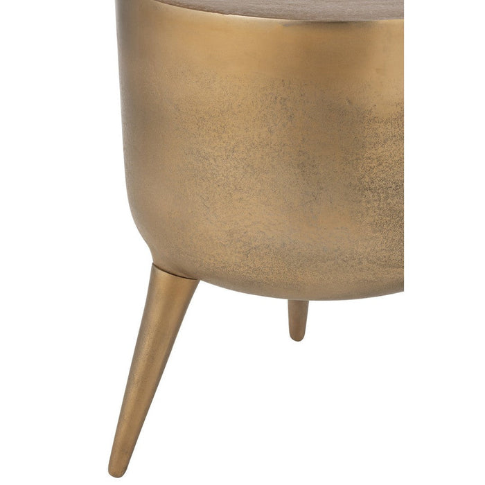 Krukje Goud Aluminium 34 cm-Krukjes-J-Line