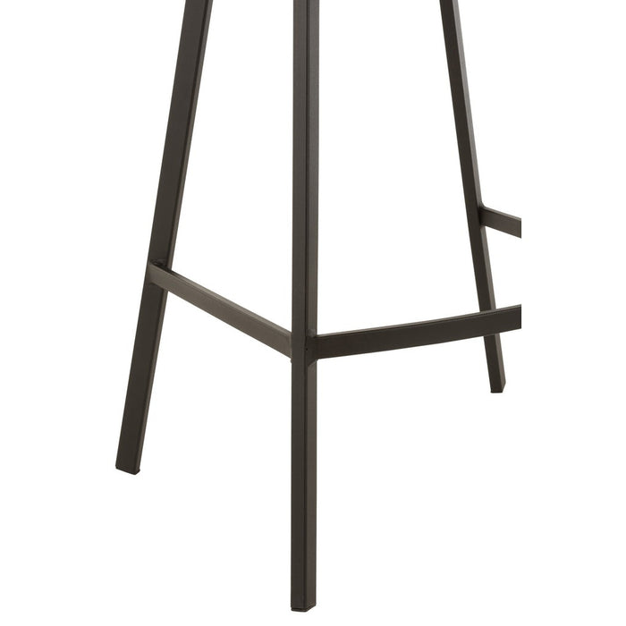 Krukje Grijs Polyester 43 cm-Krukjes-J-Line