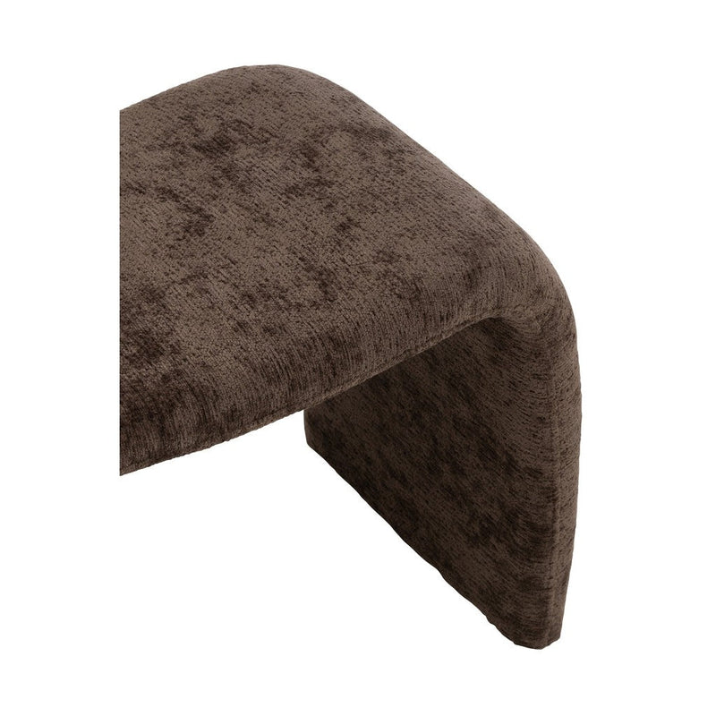 Krukje N Shape Textile Dark Bruin 37x61x47 cm-Krukken-J-Line