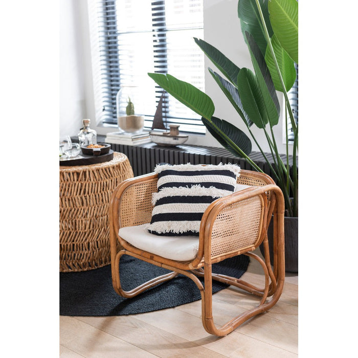 Krukje Naturel ijzer Rond 41 cm 40x40x41 cm-Krukken-J-Line