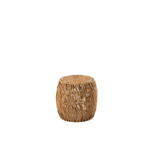 Krukje Naturel Ijzer Rond 41 cm 40x40x41 cm-Krukken-J-Line