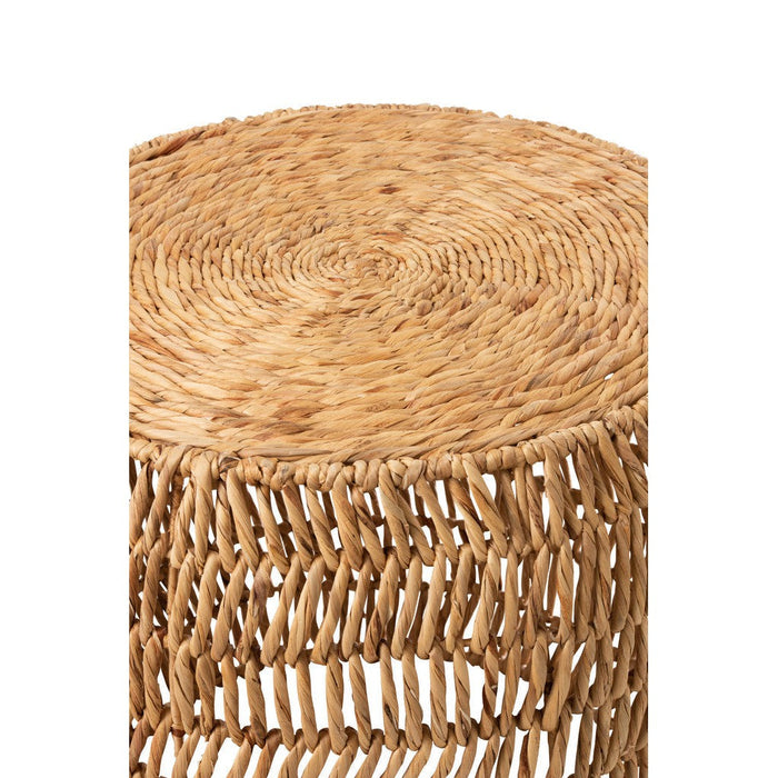 Krukje Naturel Ijzer Rond 58 cm-Krukken-J-Line