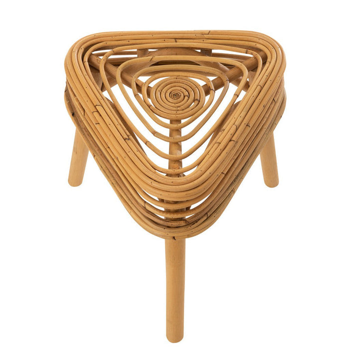 Krukje Naturel Mangohout hout 40 cm 40x40x42 cm-Krukken-J-Line