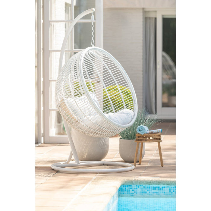 Krukje Naturel Mangohout hout 40 cm-Krukken-J-Line