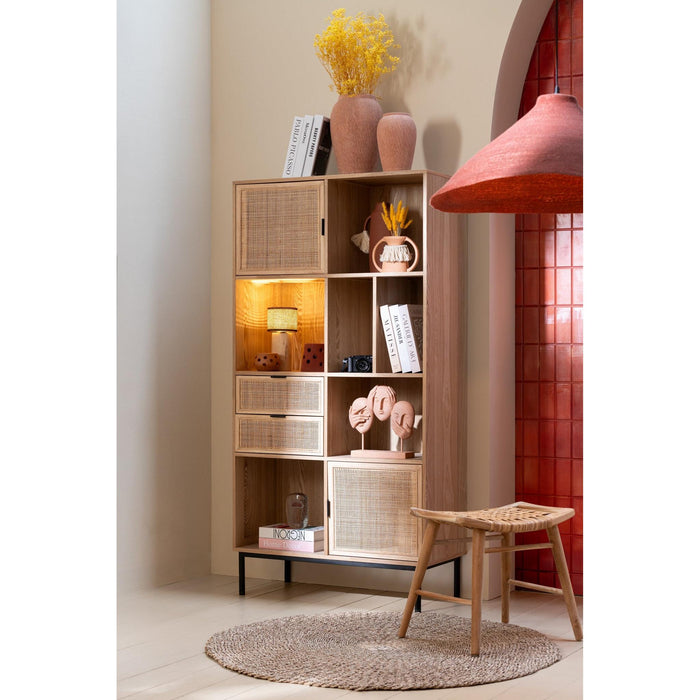 Krukje Naturel Mdf Rechthoekig 30 cm-Krukjes-J-Line