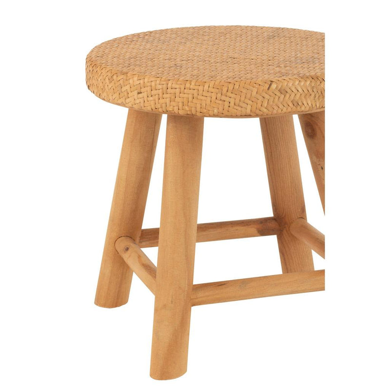 Krukje Naturel Mdf Rond 28 cm 28x28x29 cm-Krukken-J-Line