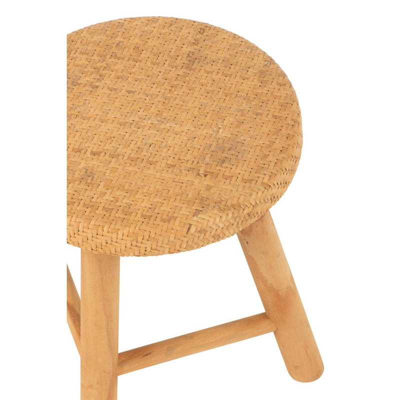 Krukje Naturel Mdf Rond 28 cm 28x28x29 cm-Krukken-J-Line
