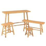 Krukje Naturel Mdf Rond 28 cm 28x28x29 cm-Krukken-J-Line