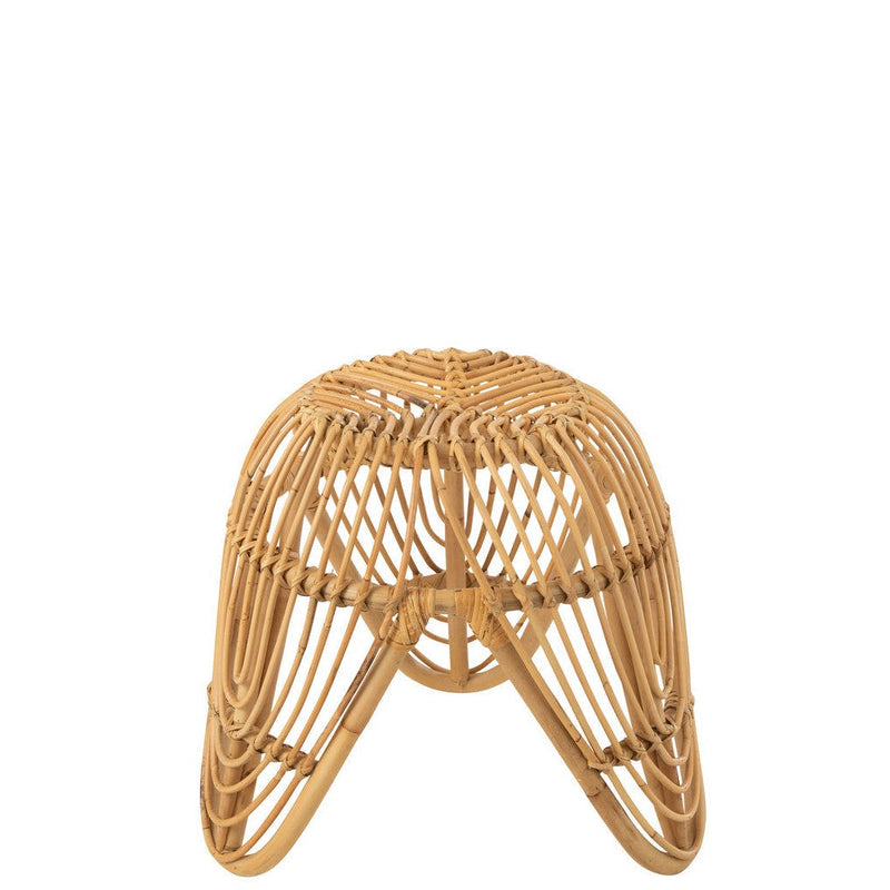 Krukje Naturel Rotan 44 cm 44x44x41 cm-Krukken-J-Line