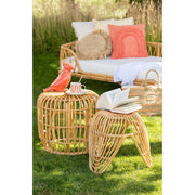 Krukje Naturel Rotan 44 cm 44x44x41 cm-Krukken-J-Line