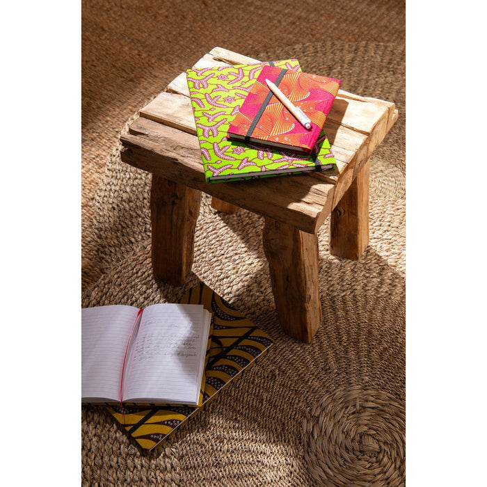 Krukje Naturel Teakhout 35 cm-Krukken-J-Line