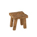 Krukje Naturel Teakhout 35 cm-Krukken-J-Line