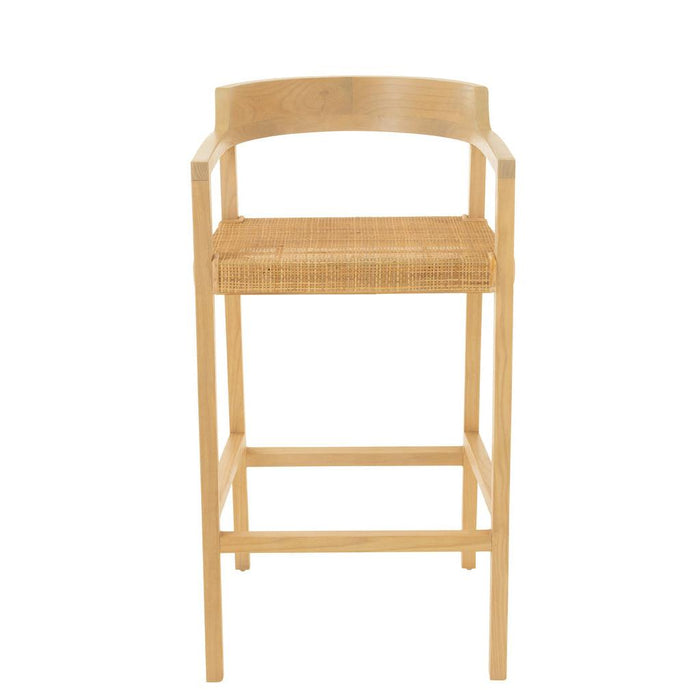 Krukje Naturel Teakhout 53 cm-Krukken-J-Line