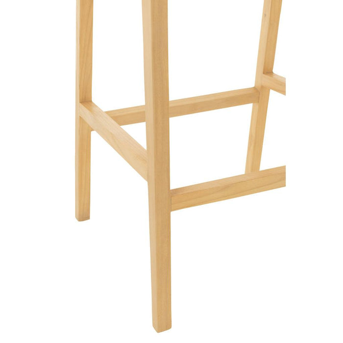 Krukje Naturel Teakhout 53 cm-Krukken-J-Line
