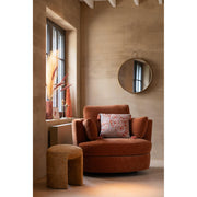 Krukje Oker Mdf Rond 42 cm 42x42x44 cm-Krukken-J-Line