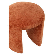 Krukje Oranje Polyester Rond 42 cm 42x42x44 cm-Krukken-J-Line