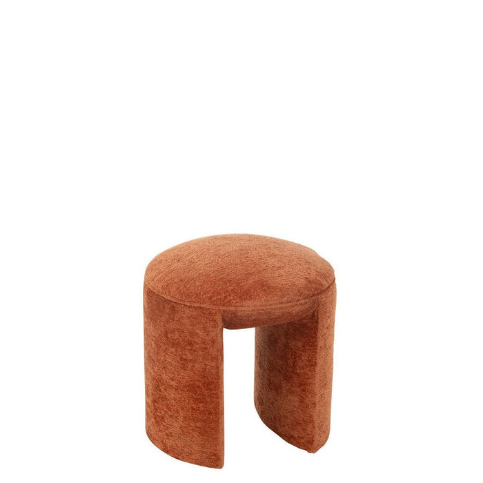 Krukje Oranje Polyester Rond 42 cm-Krukken-J-Line