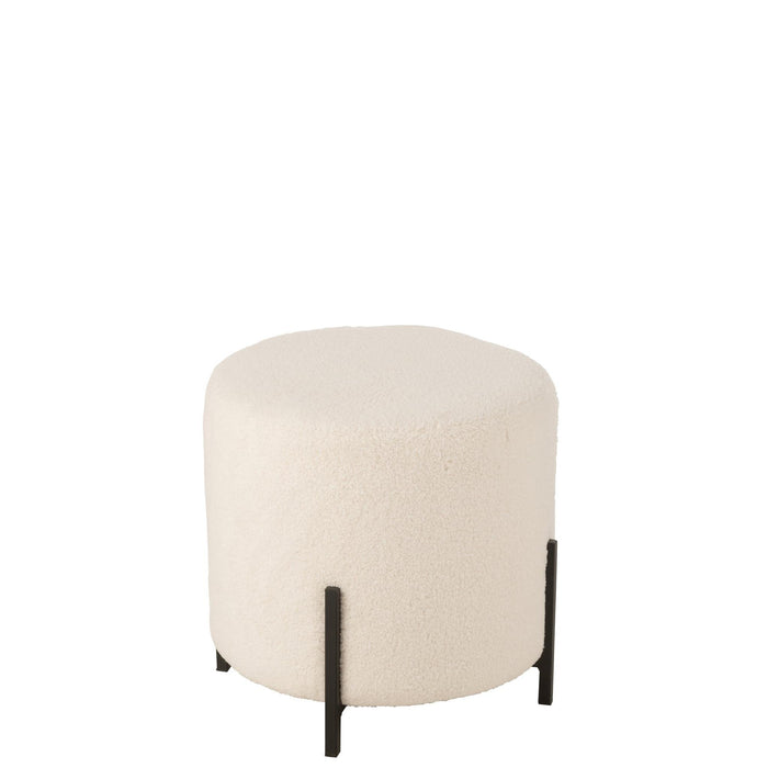 Krukje Sheep Stof/Foam Wit 42x42x41 cm-Krukken-J-Line
