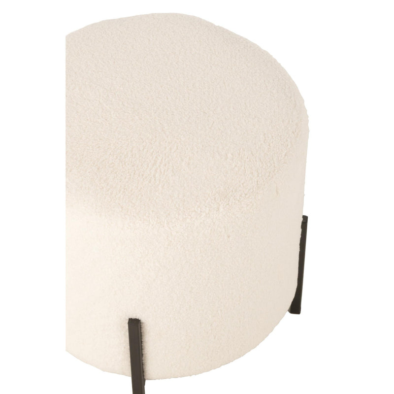 Krukje Sheep Stof/Foam Wit 42x42x41 cm-Krukken-J-Line