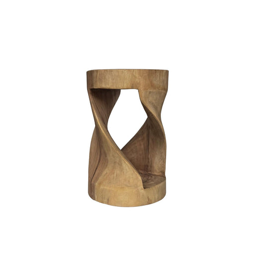 Krukje Suar Stool Suar hout Naturel hout 29 cm-Krukken-Livingfurn
