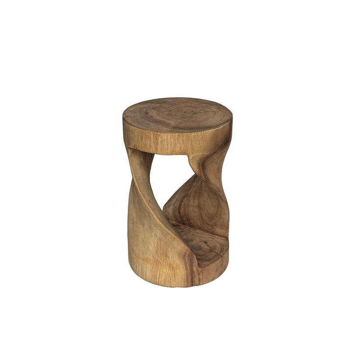 Krukje Suar Stool Suar hout Naturel hout 29 cm-Krukken-Livingfurn