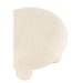 Krukje Wit Fluweel Rond 52 cm 52x52x28 cm-Krukken-J-Line