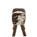 Krukje Wit Fur 29 cm Stool Cow-Krukjes-J-Line