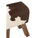 Krukje Wit Fur 29 cm Stool Cow-Krukjes-J-Line