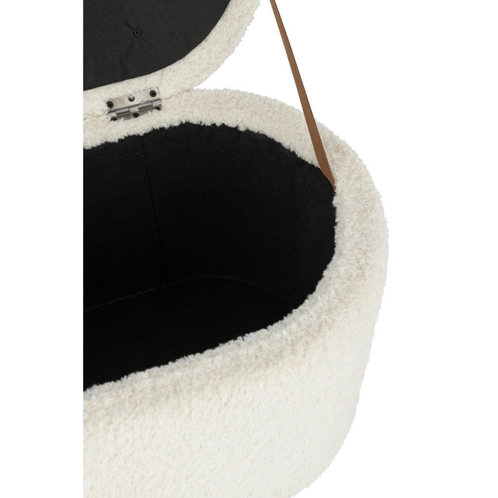 Krukje Wit Polyester 40 cm-Krukken-J-Line