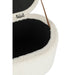 Krukje Wit Polyester 40 cm-Krukken-J-Line
