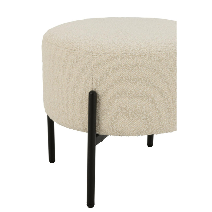 Krukje Wit Polyester 44 cm-Krukken-J-Line