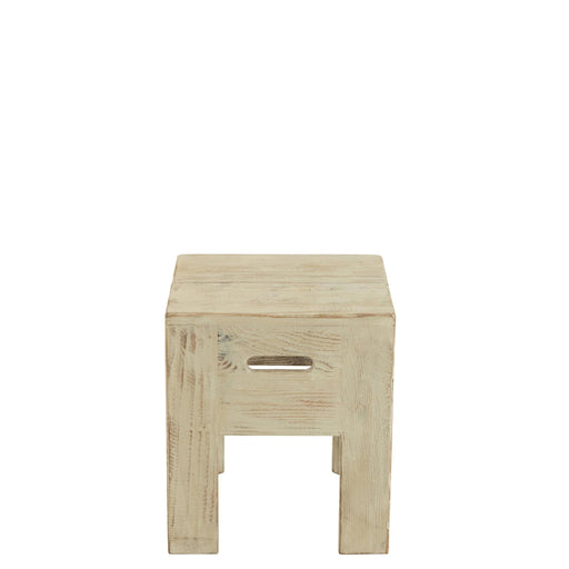 Krukje Wit Recycled grenen 35 cm 35x35x40 cm-Krukken-J-Line
