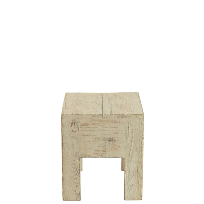 Krukje Wit Recycled grenen 35 cm-Krukjes-J-Line