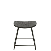Krukje Zwart Ijzer Rechthoekig 30 cm 30x40x45 cm-Krukken-J-Line