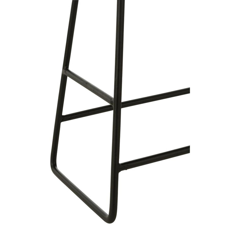 Krukje Zwart Ijzer Rechthoekig 30 cm 30x40x45 cm-Krukken-J-Line