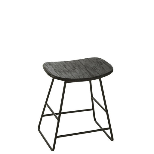 Krukje Zwart Ijzer Rechthoekig 30 cm-Krukken-J-Line