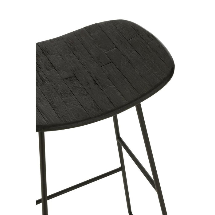 Krukje Zwart Mdf Rechthoekig 30 cm-Krukken-J-Line