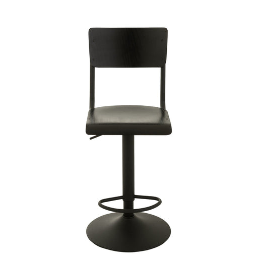 Krukje Zwart Metaal 40 cm-Krukken-J-Line