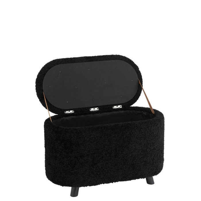 Krukje Zwart Polyester 40 cm-Krukken-J-Line