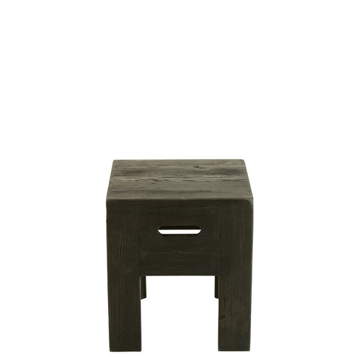 Krukje Zwart Recycled grenen 35 cm-Krukjes-J-Line