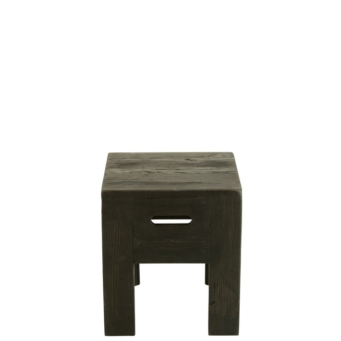 Krukje Zwart Recycled grenen 35 cm-Krukjes-J-Line