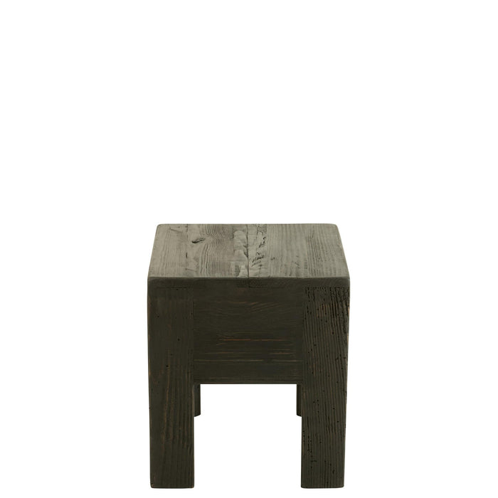 Krukje Zwart Recycled grenen 35 cm-Krukken-J-Line