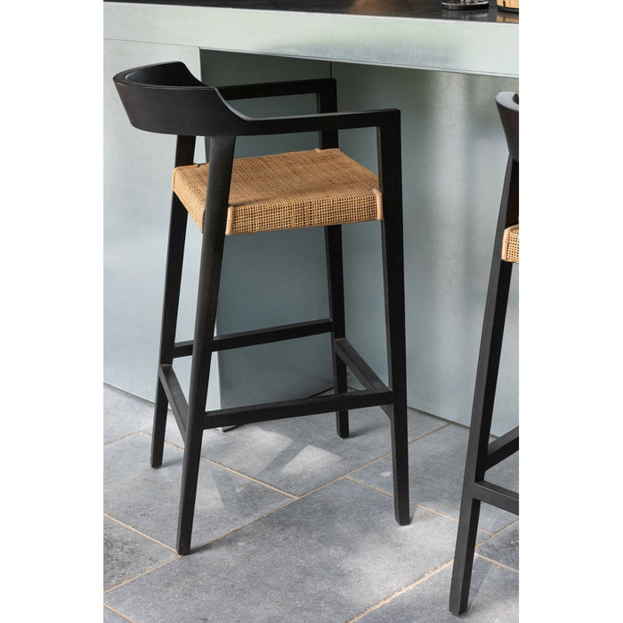 Krukje Zwart Teakhout 53 cm-Krukken-J-Line