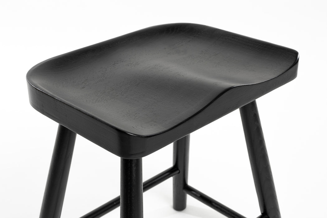 Krukken Vander Oak hout Zwart 33x43 cm-Krukken-Creating Home