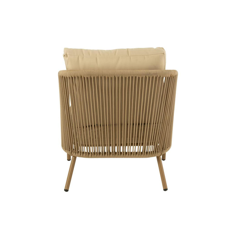 Kussen 3-zitsbank Beige Katoen 65x76 cm-Kussens-J-Line