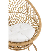 Kussen 3-zitsbank Beige Riet 92 cm 92x88x100 cm-Kussens-J-Line
