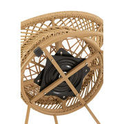Kussen 3-zitsbank Beige Riet 92 cm 92x88x100 cm-Kussens-J-Line