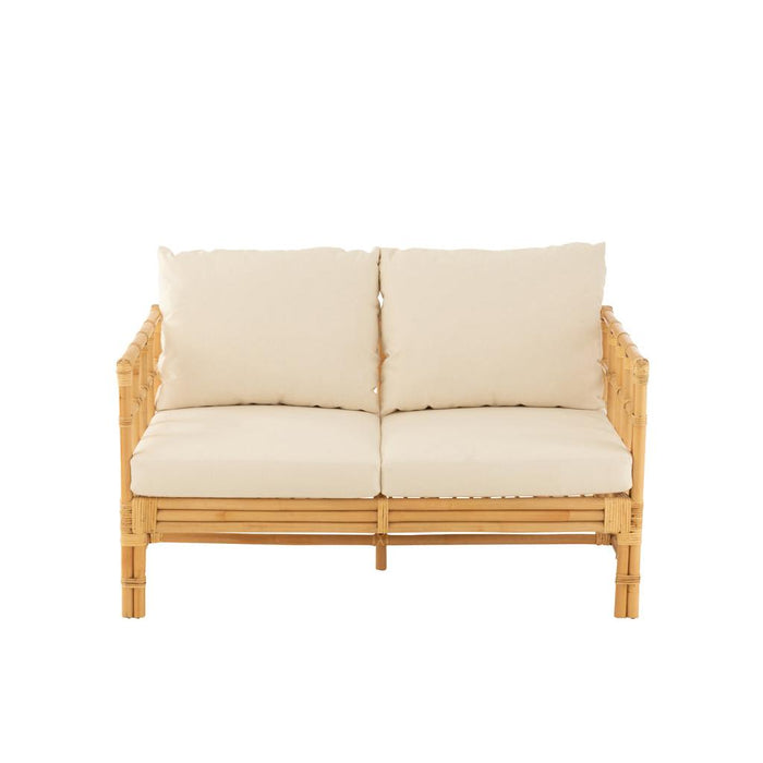 Kussen 3-zitsbank Naturel Polyester 73x127 cm-Kussens-J-Line