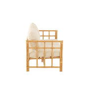 Kussen 3-zitsbank Naturel Polyester 73x127 cm-Kussens-J-Line