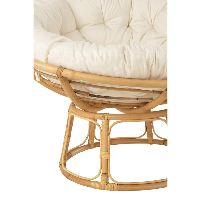 Kussen 3-zitsbank Naturel Schuim 115 cm 115x115x37 cm-Kussens-J-Line